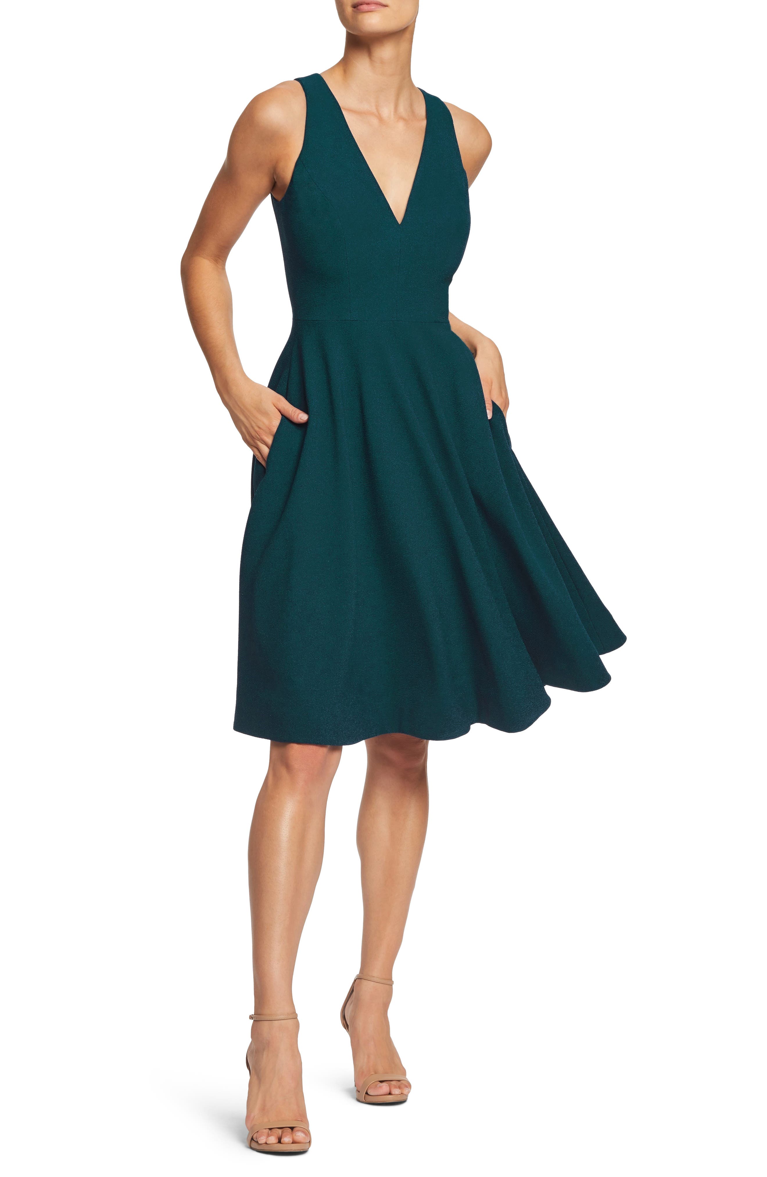green cocktail dresses